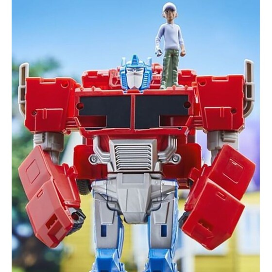 Παιχνιδολαμπάδα Hasbro Transformers Earthspark Spinchanger - Optimus Prime image 3