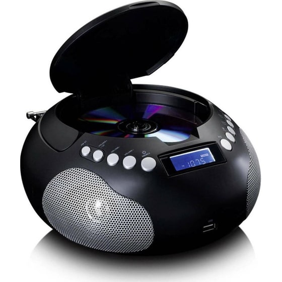 Hi‑Fi CD Player Lenco SCD‑331BK με CD/Radio – Μαύρο/Μπλε image 1