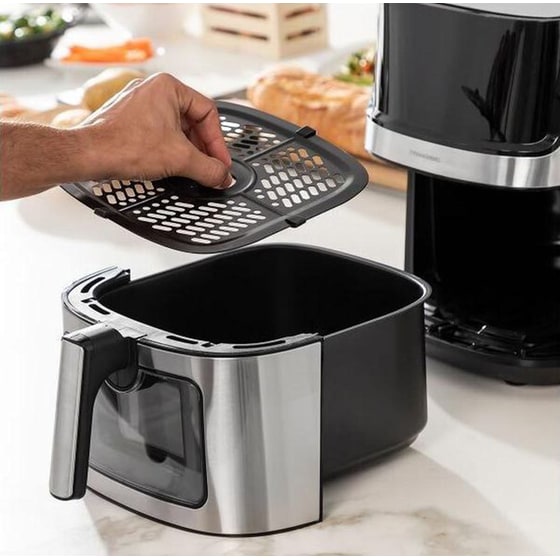 INNOVA GOODS V0103717  με Αποσπώμενο Κάδο 1700 W 6.5 L Inox Φριτέζα Αέρος image 1