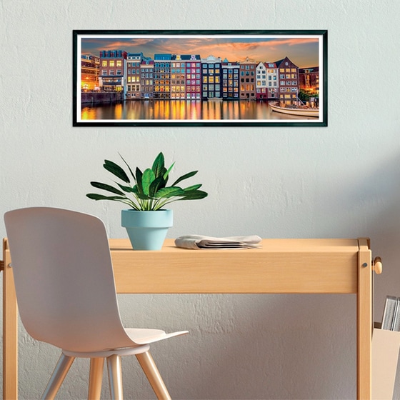 Παζλ Clementoni Panorama High Quality Collection Λαμπερό Άμστερνταμ (1000 Κομμάτια) image 4