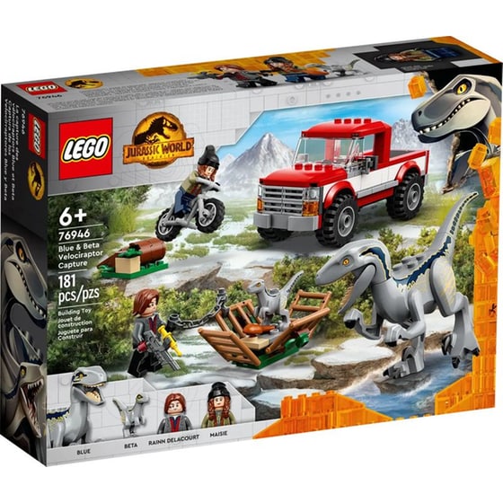 LEGO® Jurassic World Blue & Beta Velociraptor Capture (76946) image 0