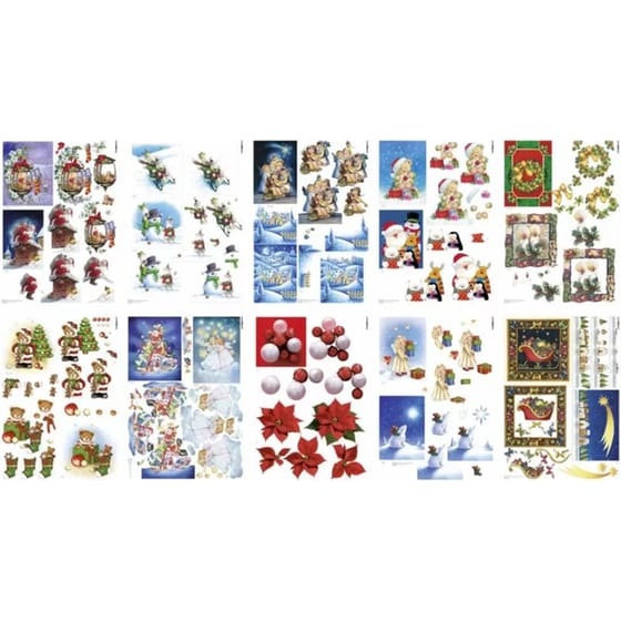 Μπλοκ 3d Μοτίφ, 20 Φύλλα Α4 21x29εκ, Χριστούγεννα image 1