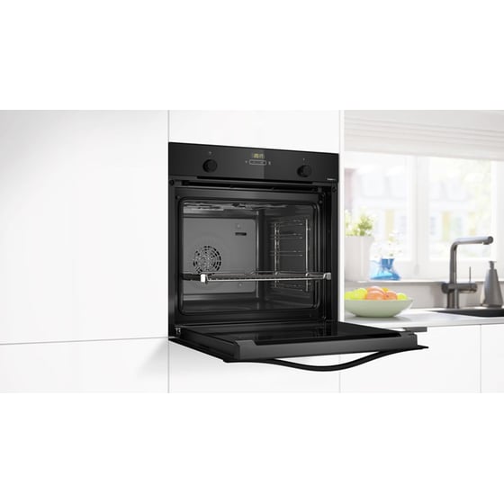 PITSOS PH33M41B4 71 Lt Μαύρο Εντοιχιζόμενος Φούρνος Άνω Πάγκου image 3