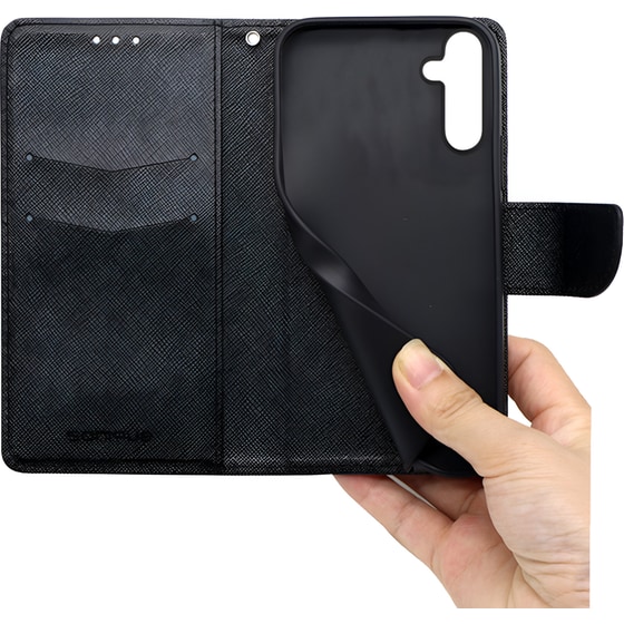 Θήκη Samsung Galaxy A14 - Sonique Trend Book - Μαύρο image 2