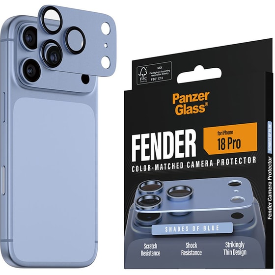 Προστατευτικό καμερών Apple iPhone 18 Pro - PanzerGlass Fender Camera Protector - Blue image 5