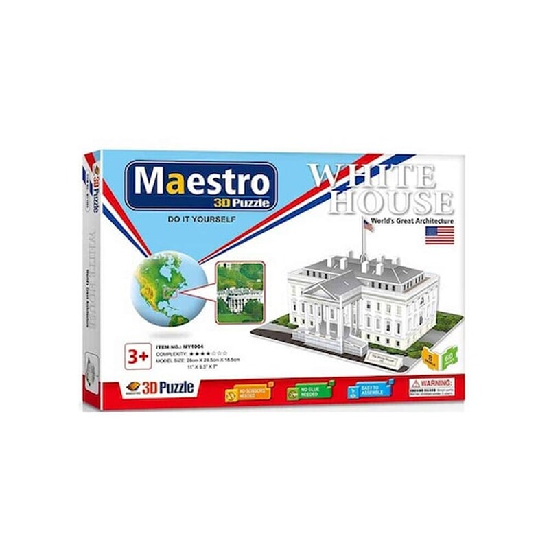 3d Παζλ The White House 60 Κομμάτια My1004