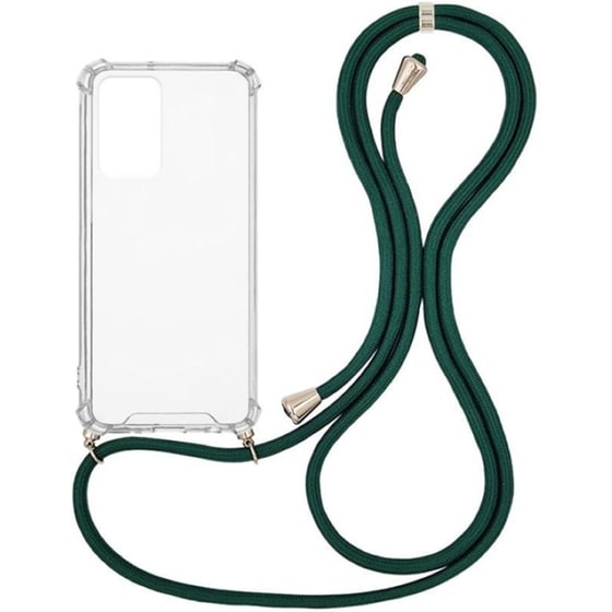 Θήκη Xiaomi Redmi Note 11S - Sonique Armor Clear Με Κορδόνι  - Πράσινο image 0