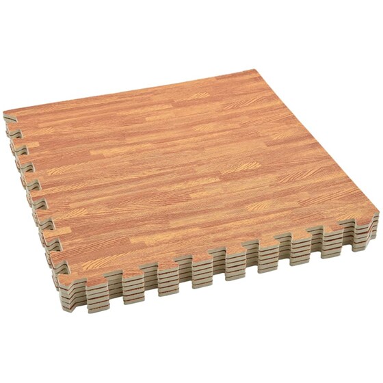 Δάπεδο Γυμναστικής VidaXL από EVA Foam Σετ 6 Τμχ 60x60 cm - Καφέ image 2