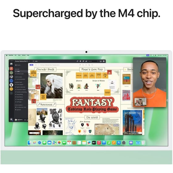 Apple iMac 24" 4.5K Retina Display (Apple M4 10C/24GB/512GB SSD/10C GPU) - Green image 5
