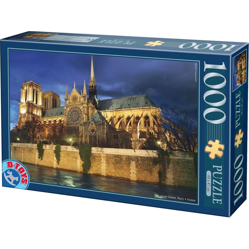 D-TOYS Παζλ D-toys Notre Dame (1000 Κομμάτια)