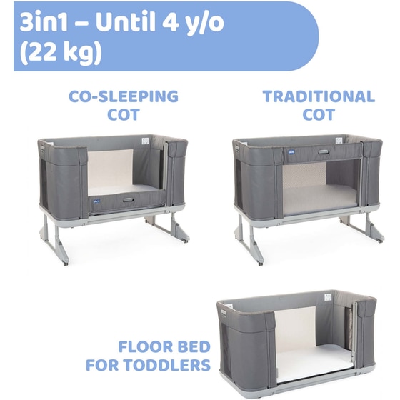 Chicco Λίκνο Next 2 Me Forever Moon Grey image 1