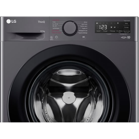 LG F2WV308S6AB Slim με Direct Drive Μοτέρ 8.5 kg 1.200 Στροφές Ανθρακί Πλυντήριο Ρούχων image 5