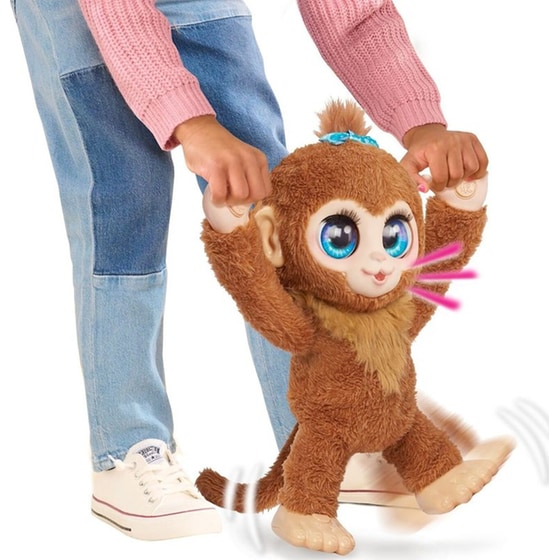 Λούτρινο Διαδραστικό FurReal Peanut the Playful Monkey Η Μαϊμουδίτσα με Κίνηση & Ήχο 38cm image 3