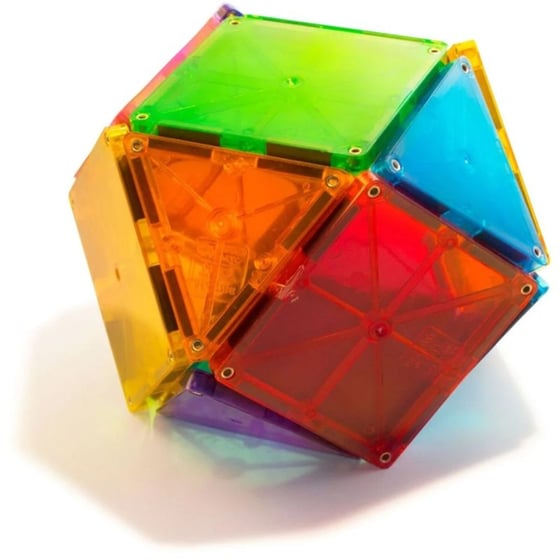 Magna Tiles Clear Colors Μαγνητικό Παιχνίδι 32 Κομματιών image 1
