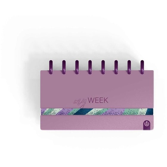Σημειωματάριο Planner Carchivo Week & Checklist Μωβ image 0