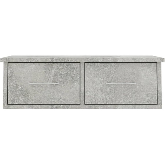 Ράφι Τοίχου VidaXL από Μοριοσανίδα 60x26x18.5 cm - Γκρι image 5