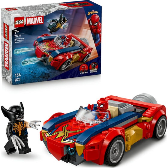 LEGO® Marvel Αυτοκίνητο Spider-Man vs. Venomized Wolverine (76336) image 1