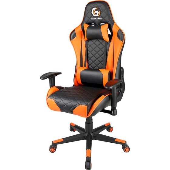 Gaming Καρέκλα Gembird GC-03-BO από Τεχνητό Δέρμα - Μαύρο/ Πορτοκαλί image 7