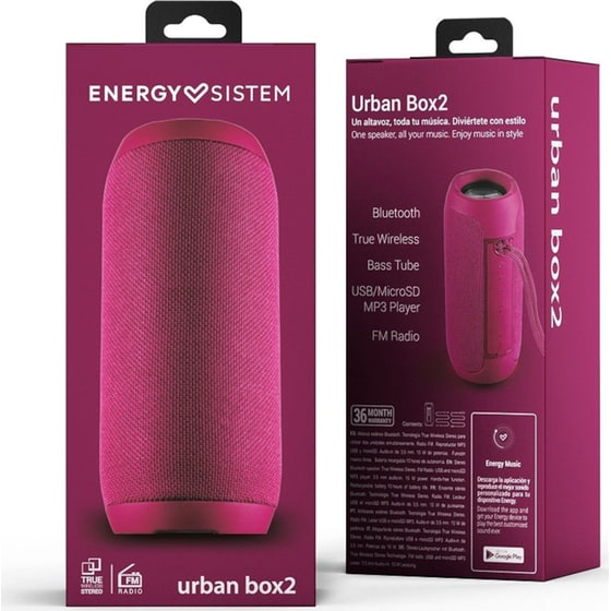 Energy Sistem Urban Box 2 Φορητό Ηχείο 10W - Ματζέντα image 6