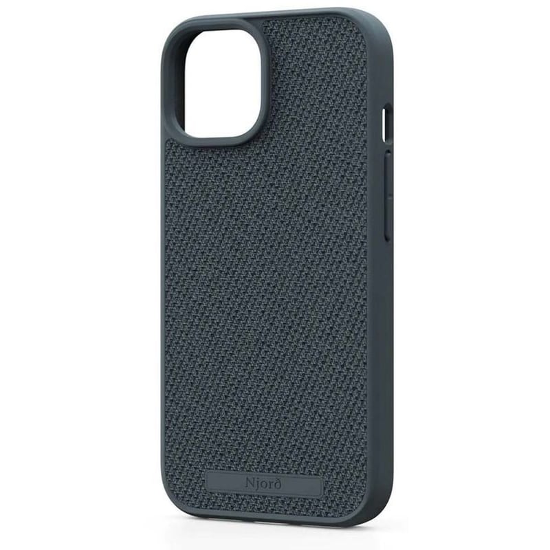 Θήκη Apple iPhone 15 - Njord Fabric MagSafe Case - Dark Grey