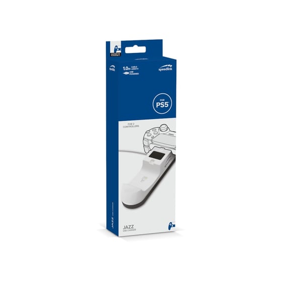 SpeedLink Jazz USB Charger - Βάση Φόρτισης Τηλεχειριστηρίων PS5 - Λευκό image 4