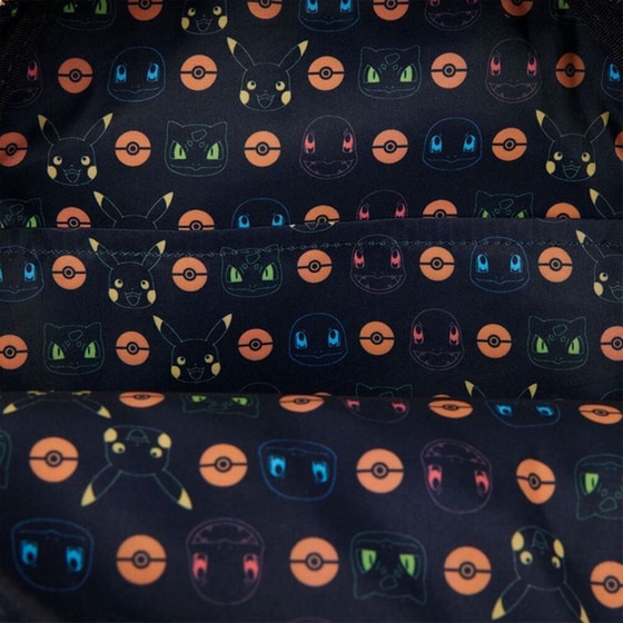 LOUNGEFLY POKÉMON FAUX DENIM MINI BACKP image 1