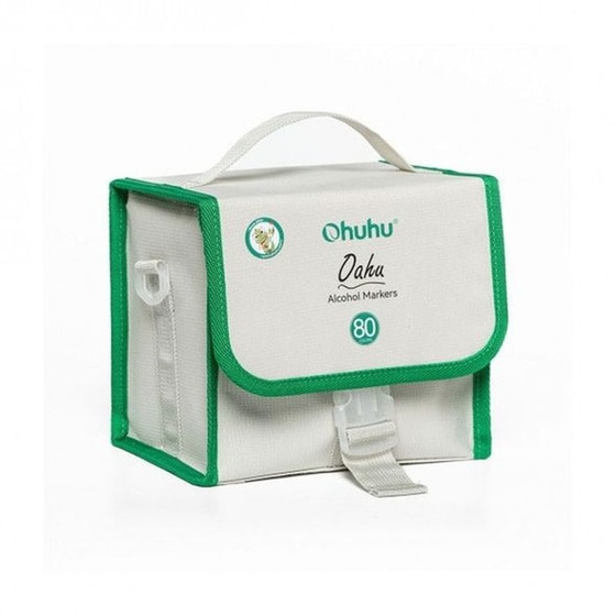 Μαρκαδόροι Σχεδίου Ohuhu Διπλή Μύτη Fine & Chisel (80 Τεμάχια) image 0