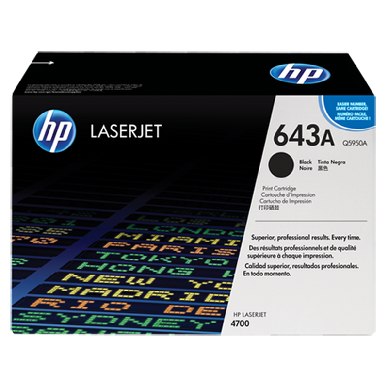 Toner HP 643A Q5950A - Black