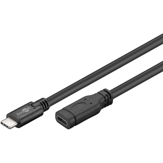 Καλώδιο Goobay 45393 USB-C ale σε USB-C Female - 1m image 1