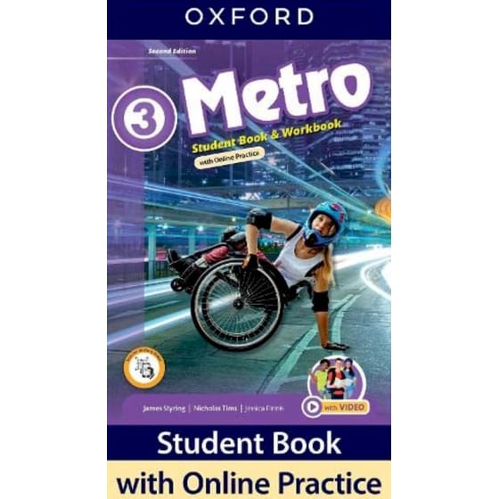 Metro: Level 3: Student Book and Workbook (A1-A2;B1-B2) image 0