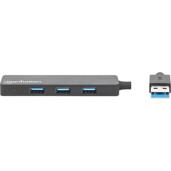 Manhattan 164900 USB Hub 4-Port USB 3.0 συμβατό με USB-A image 1