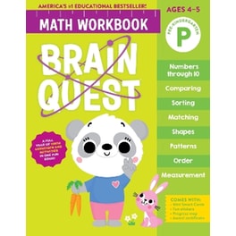 Brain Quest Math Workbook: Pre-Kindergarten