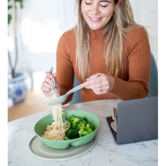 Φαγητοδοχείο με Καπάκι Koziol Connect Bowl Separee 1.3L - Πράσινο image 3
