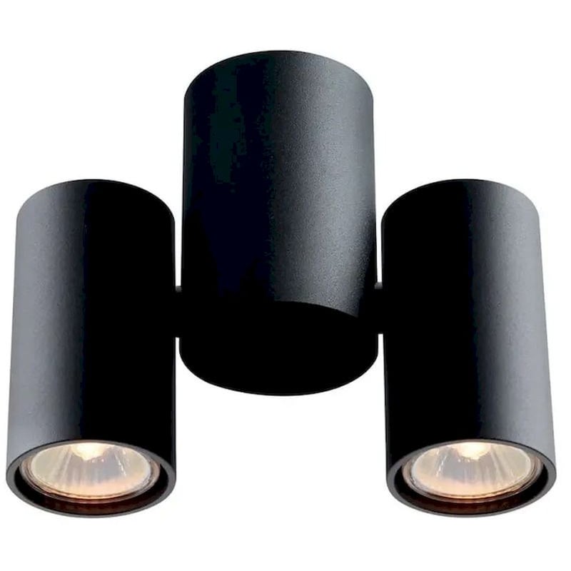 Σποτ Δίφωτο Viokef Nobby 4207901 Μεταλλικό - Μαύρο