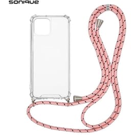 Θήκη Apple iPhone 15 - Sonique Armor Clear Με Κορδόνι - Πολύχρωμο