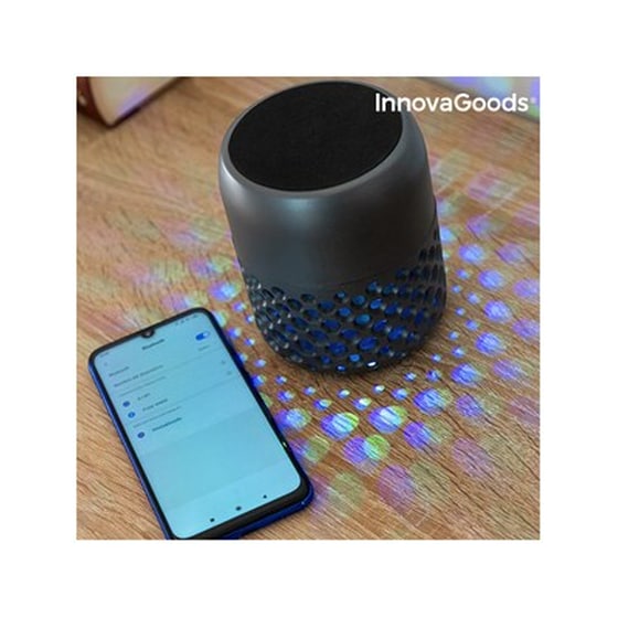 Innovagoods Mandalamp Φορητό Ηχείο 3 W - Μαύρο image 1