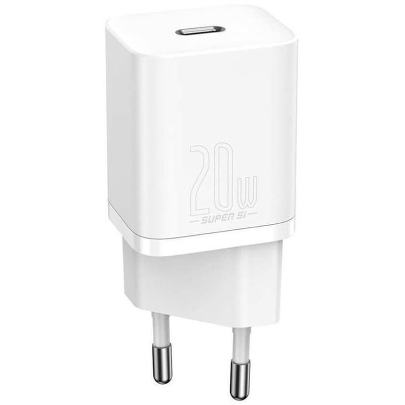 Φορτιστής Πρίζας Baseus Super Si USB-C 20 W - Λευκό