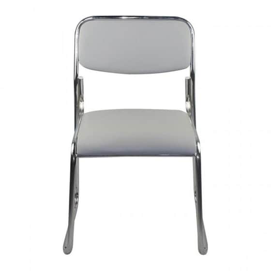 Καρέκλα Επισκέπτη 24Mall C532214 Seda Soft PU - Γκρι image 2