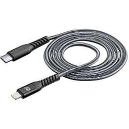 Καλώδιο δεδομένων Cellular Line Usb-C to Lightning 1.2m - Black