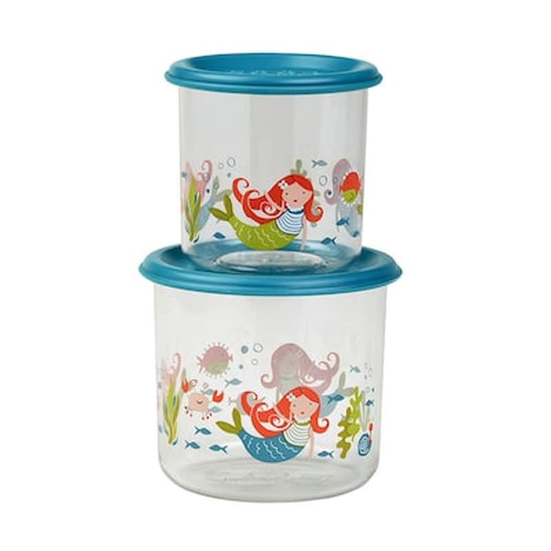 SUGARBOOGER Isla The Mermaid Snack Container Large (2pcs)