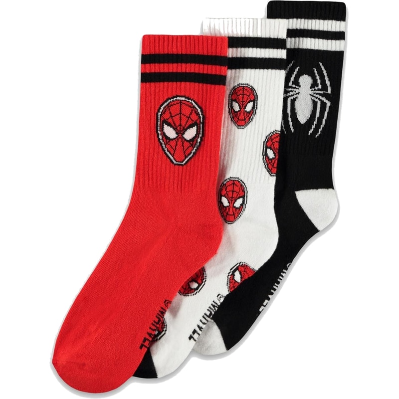 DIFUZED Κάλτσες Difuzed Spider-Man - Sport Socks - Νο 39-42 (3 τεμάχια)