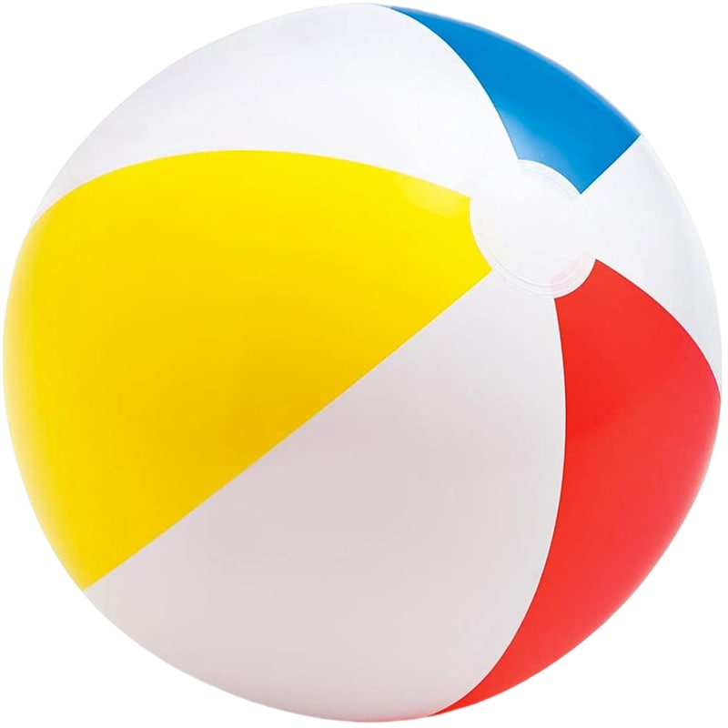INTEX Φουσκωτή Μπάλα Παραλίας Intex Glossy Panel Ball - Πολύχρωμη