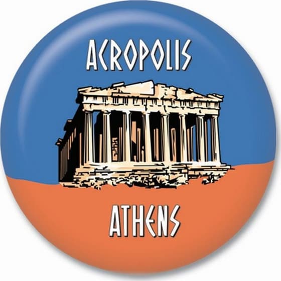 Μαγνήτης GNF THINKOFGREECE Ακρόπολη 3.8 cm image 0