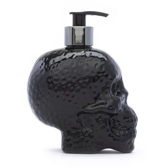Soap Dispenser Tri-Coastal Hammered Black Skull 500ml image 2