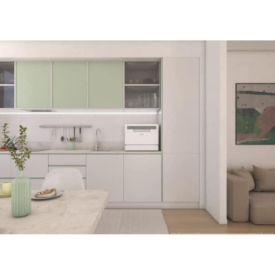 CANDY CP 6E51LW για 6 Σερβίτσια Λευκό Πλυντήριο Πιάτων Πάγκου image 8