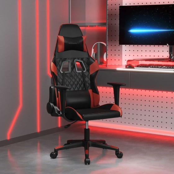 Καρέκλα Gaming VIDAXL 345518 από Τεχνητό Δέρμα - Μαύρο image 7