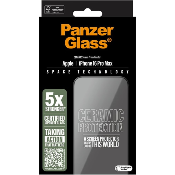 Προστατευτικό οθόνης Apple iPhone 16 Pro Max - PanzerGlass Ceramic Screen Protection image 3