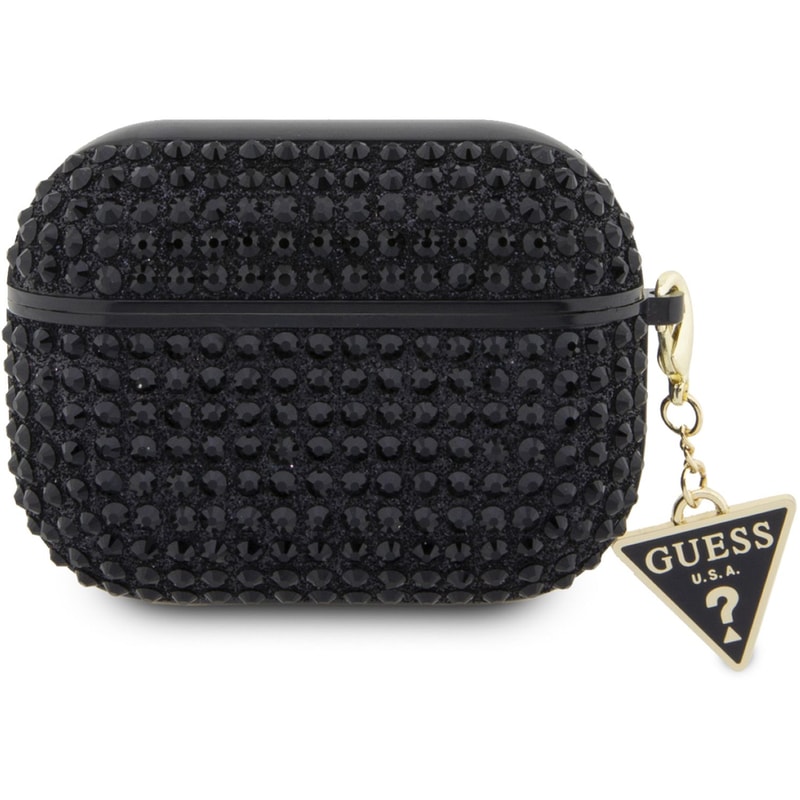 GUESS Θήκη Guess για Apple Airpods Pro Triangle Charm GUAPHDGTPK - Μαύρο