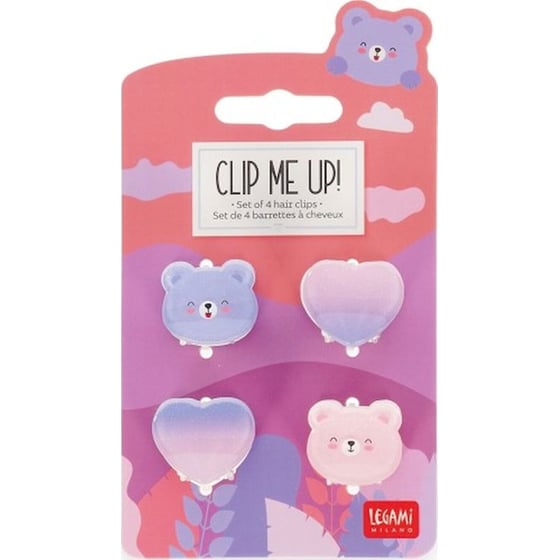 Κλιπ Μαλλιών Legami Teddy 4 Τμχ image 0