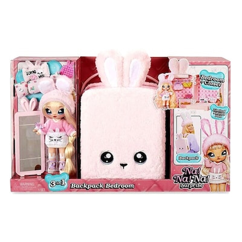 Na Na Na! Surprise 3-in-1 Backpack Bedroom Playset